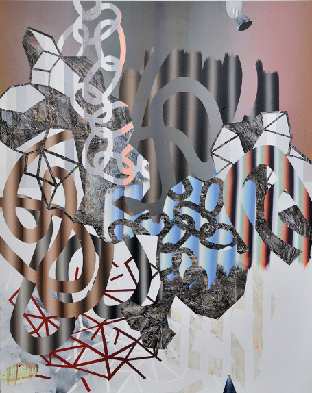 Brèche, 2013, Acrylique sur toile, 60'' x 48''