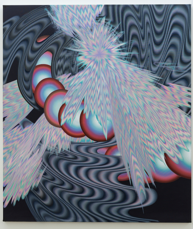 Petite Spirale, 2017, Acrylique sur toile, 72 p x 62 p